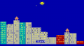 QBasic Gorillas - DOS - Screenshot - Sun.png