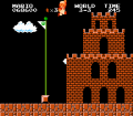 Super Mario Bros. - NES - Screenshot - Jumping the Flag Pole.png