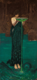 John William Waterhouse - 1892 - Circe Invidiosa (Color Corrected).jpg